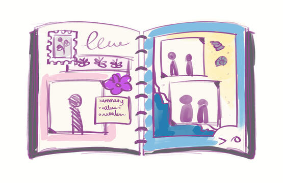 Scrapbook Concept Art