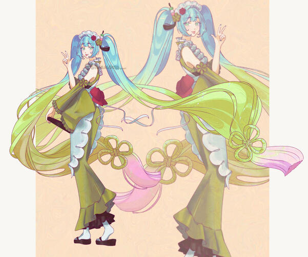 Matcha Parfait Hatsune Miku