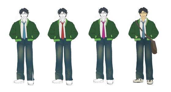 Main Character Full Body Concept Design